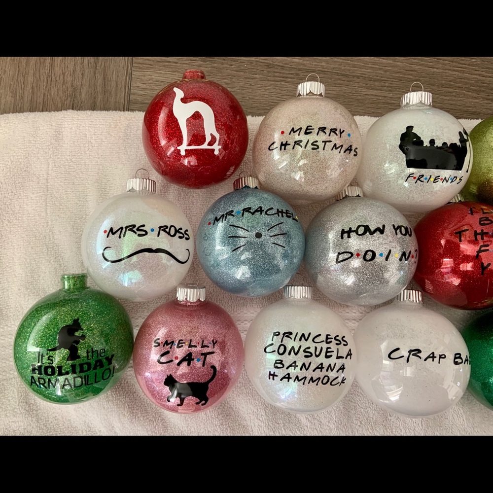 “Friends” Tv Show Themed Christmas Ornaments